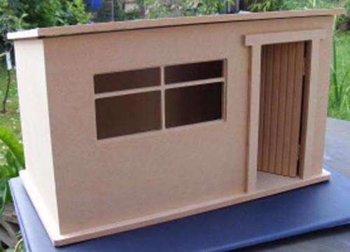 Dolls house large tool shed - house,