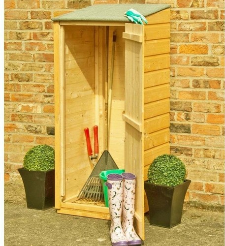 2ft wooden garden shed patio - 2ft,