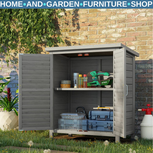 Small wooden shed outdoor - wooden,
