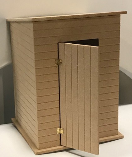 Dolls house garden shed kit - dolls,