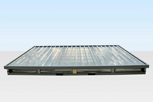 Flat pack container - flat, brand
