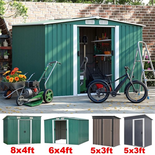 8ft metal garden - 8ft, storage