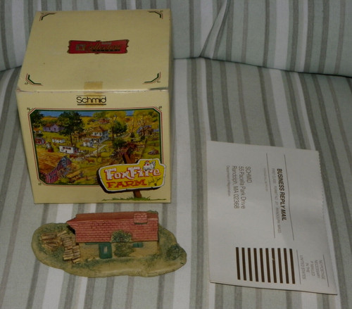 Vtg schmid foxfire farm garden - farm,