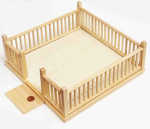 Dolls house garden decking - garden, kit