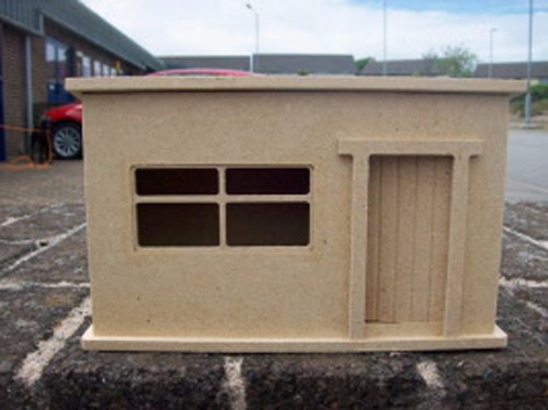 Dolls house garden tool - garden, shed